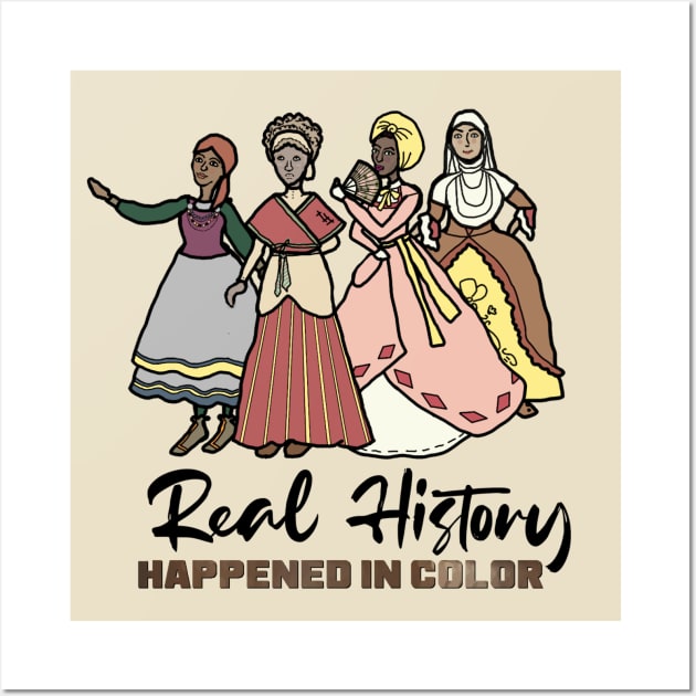 History Happened in Color -- Diverse Historical Characters Wall Art by LochNestFarm